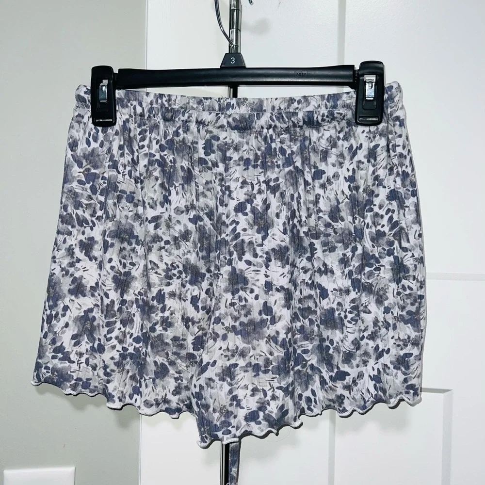 Tahari Blue and White Floral Pajama Set